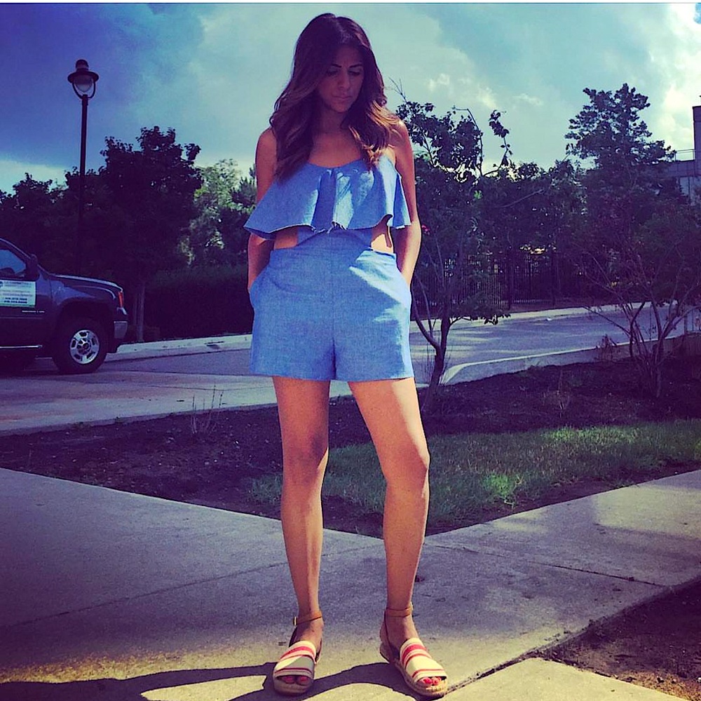 ZARA Cutout Romper